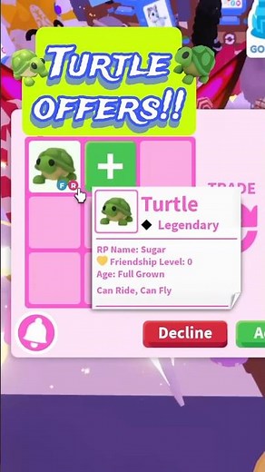 🐢 Turtle Offers.. WFL!? #adoptmeroblox #robloxadoptme #adoptme