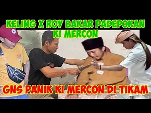 PADEPOKAN KI MERCON DI BAKAR kuntilanak lilin makam//