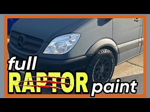 Mercedes Sprinter, Full Raptor, Gunmetal Grey