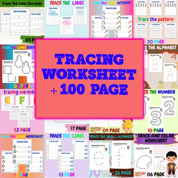 TRACING WORKSHEETS ACTIVITY/  TRACING WORKSHEETSEXIRCICES
