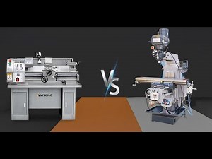 Lathe VS Milling：Which Is Right for Your Manufacturing Needs? #lathe #milling #metal