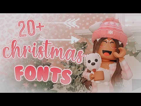 20+ Aesthetic CHRISTMAS FONTS + LINKS! || dafont || auvelva