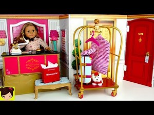 Hotel de Juguete para Muñecas Habitacion y Baño - American Girl Grand Hotel