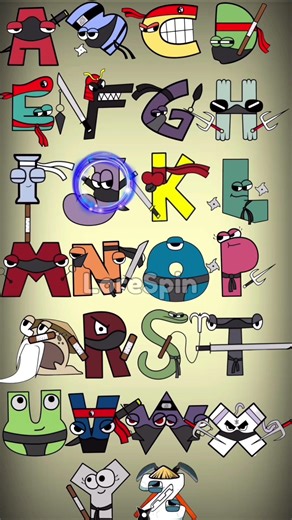 ALPHABET LORE A-Z but ninja ALPHABET LORE ANIMATION MEME - abcdefghijklmnopqrstuvwxyz