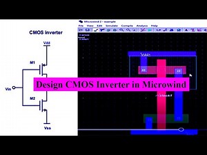 How to Design CMOS Inverter In Microwind | লেকচার ৪