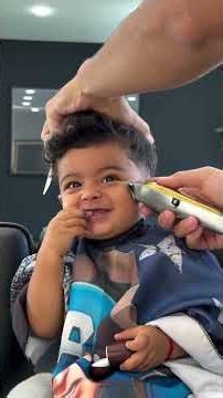 Thales got a haircut for his 1st birthday party, I even cried because he looked so cute 😭❤️ #foryou