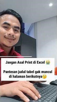 How to Print Excel So Table Headers Appear on Every Page #ExcelTips #ExcelForBeginners #shorts #e...