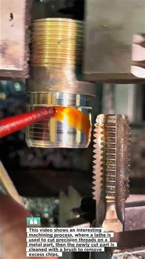 Precision Lathe Threading and Finishing Process