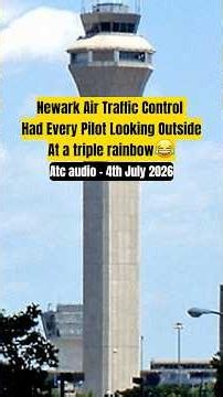 Newark ATC has everyone looking at a rainbow 😂