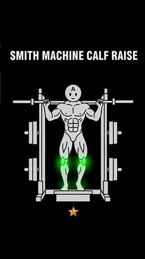 Smith Machine Calf Raise | Build Thick Calves Fast