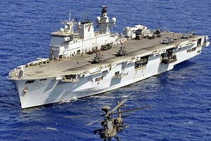 HMS "Ocean" landing ship removed from the British Navy