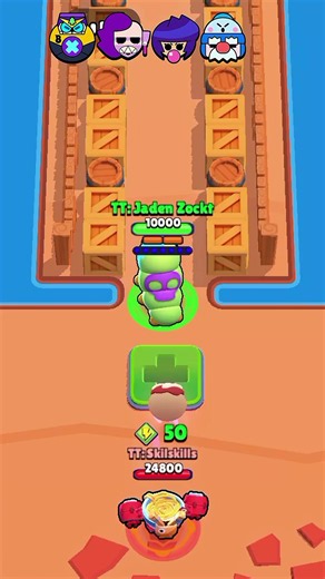 4 Crazy Brawler vs The Boss: Epic Brawl Stars Clip
