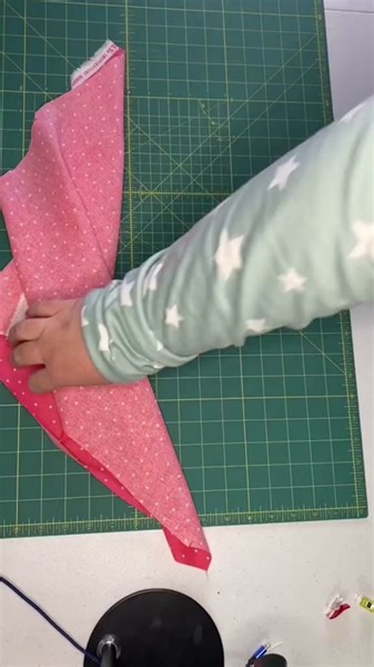 Let’s learn how to sew a doll skirt from fabric scraps! So easy and great for a beginner! #dolldress #sewingtutorial #sewingdiy #dollclothes #sewingtips #sewcute