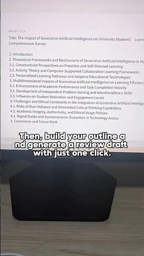 Perfect AI tool for literature reviews, assignments, and dissertations!
