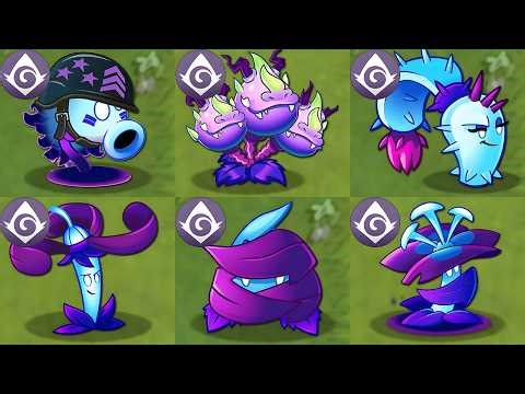 All SHADOW Plants Power-Up! vs PvZ 2 All Final Boss - PvZ 2 Mod Final Boss