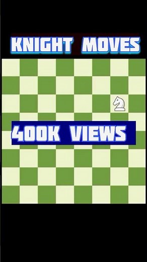 How the KNIGHT Moves in Chess ♔ | Chess Basics Explained* #chess #chessbasics #shorts #chessshorts