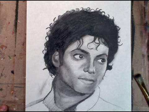 How to Draw Michael Jackson Step by Step Pencil Drawing Tutorial