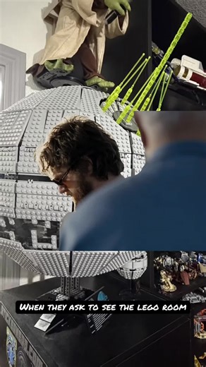 When they ask to see the lego room. Don’t touch it - Don’t even look at it… #lego #starwars #legostarwars #hangover #capcut -Austin Brick Co- Play well & may the force be with you.