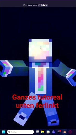 Mincraft skin Blender tutoreal