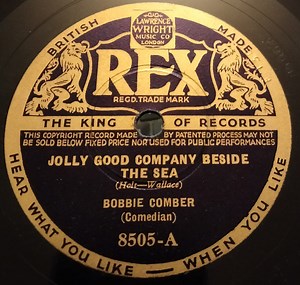 Bobbie Comber - Jolly Good Company Beside The Sea / Everything Is Hunky Dooly