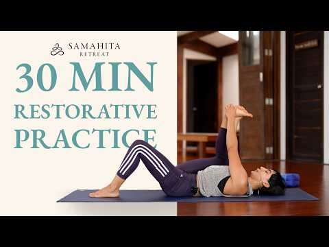 30 Min Centered Restorative at Home Practice