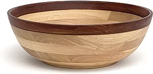Lipper International Large 2-tone salad bowl