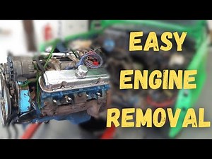 How to REMOVE AN ENGINE - Step by step guide