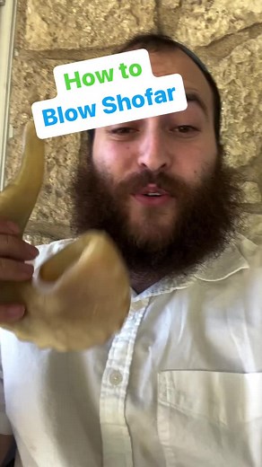 How to Blow Shofar Tutorial for Rosh Hashanah