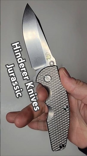 Hinderer Knives Jurassic spine whacked