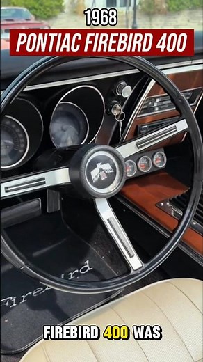 The Roaring Legend: A Dive into the 1968 Pontiac Firebird 400