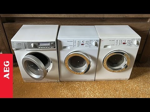 My AEG Toy Washing Machines + a little history about each (March 2025)