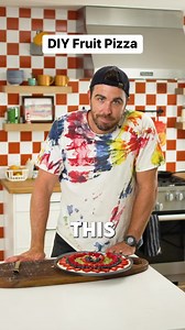 This is a really cute recipe. Fruit pizza is just the perfect dessert to bring to a potluck or a back yard bbq in the summer time. Visually stunning and sweet but not too sweet, guests of all ages will be drawn to this fun dessert. To me it screams summer time, but you can easily change up the fruit combination and make it seasonal all year round! | Andy’s East Coast Kitchen