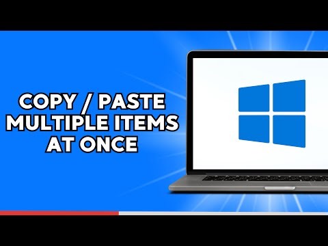 How to Copy and Paste Multiple Items at Once on PC