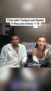 Chat asks Tyrique and Samie if they are in love 👀❤️‍🩹 @TyriqueHyde @SAMIE ELISHI #tyrique #tyriquehyde #samieelishi #LoveIsland #fyp