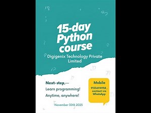 15-day Python course Day-13