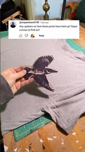 Update on my ink experiment! Comparing inks and curing methods for block printing.