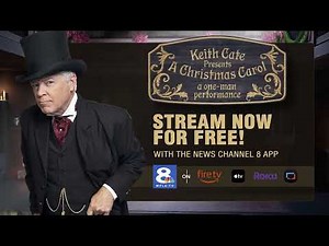 Watch Keith Cate's One-Man Performance of "A Christmas Carol"