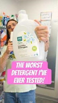 The WORST Laundry Detergent I’ve Ever Tested - Whole Foods Organic
