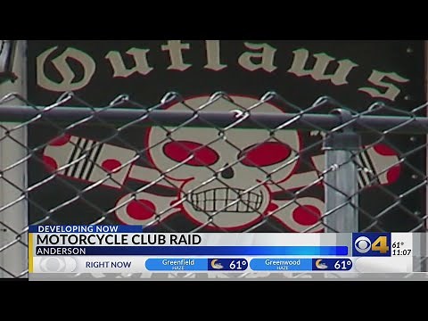 Outlaws Motorcycle Club in Anderson raided