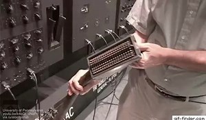 Data cable on a computer from 1945 | Computer Love Records