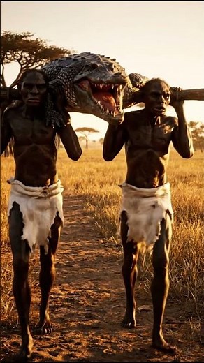 Survival of primitive man in the early days #humanevolution #earlyhumans