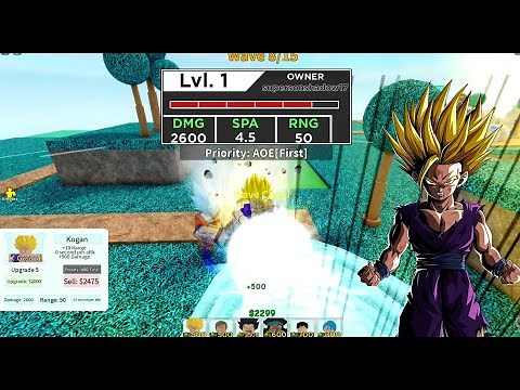 5 Star Gohan Showcase on All Star Tower Defense