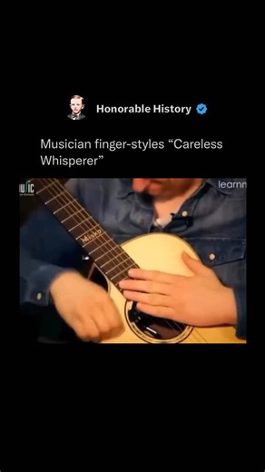 Honorable History on Instagram: "@alexandrmisko , the Russian-born fingerstyle wizard now based in Germany, turns one acoustic guitar into a full band with heavy two-hand tapping, body percussion, slapped harmonics, and wild tricks like live string detuning for gliding notes. He hammers melodies with his right hand high on the neck while left-hand taps bass lines and thumbs the body for drums—pure chaos that sounds polished. #history #music #talent"