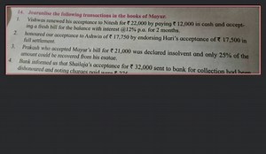 Journalise the following transactions in the books of Mohan, De... | Filo