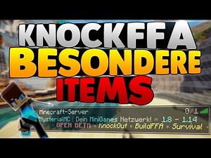 KNOCKFFA/BUILDFFA SERVER MIT BESONDEREN ITEMS | MINECRAFT SERVER VORSTELLUNG | 1.15