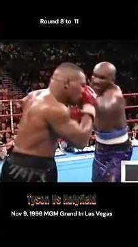 Boxing Brutal TKO Holyfield Against Tyson