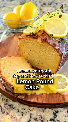 Mama's Lemon Pound Cake Recipe | Stop and Look