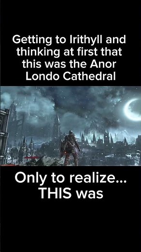 Thinking this was Anor Londo’s cathedral to realize THIS was peak #darksouls #darksouls3