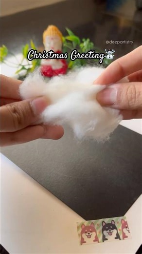 Let’s make a BEAUTIFUL Snowman greeting card🤩☃️🎅🏻 #art #christmas #shorts #inshot2026
