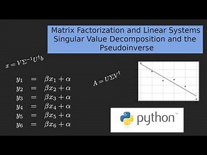 Singular Value Decomposition, Linear Systems, and the Pseudoinverse